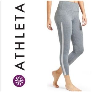 Athleta heather gray leggings